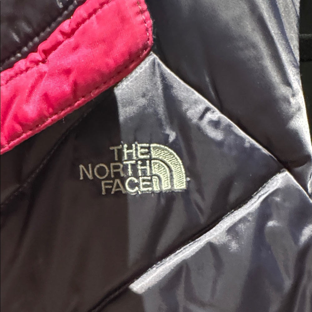 The North Face Dark Purple Vest with Pink Lining EUC Womens XL - Picture 2 of 8